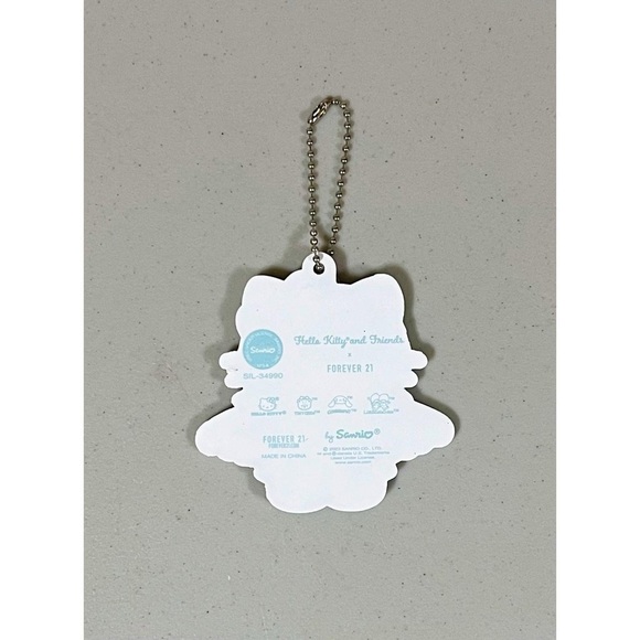 Hello Kitty Blue Pastel Fairy Angel Wings Heart Key-Chain Key-Clip Kawaii 🩵🤍 - Picture 3 of 4